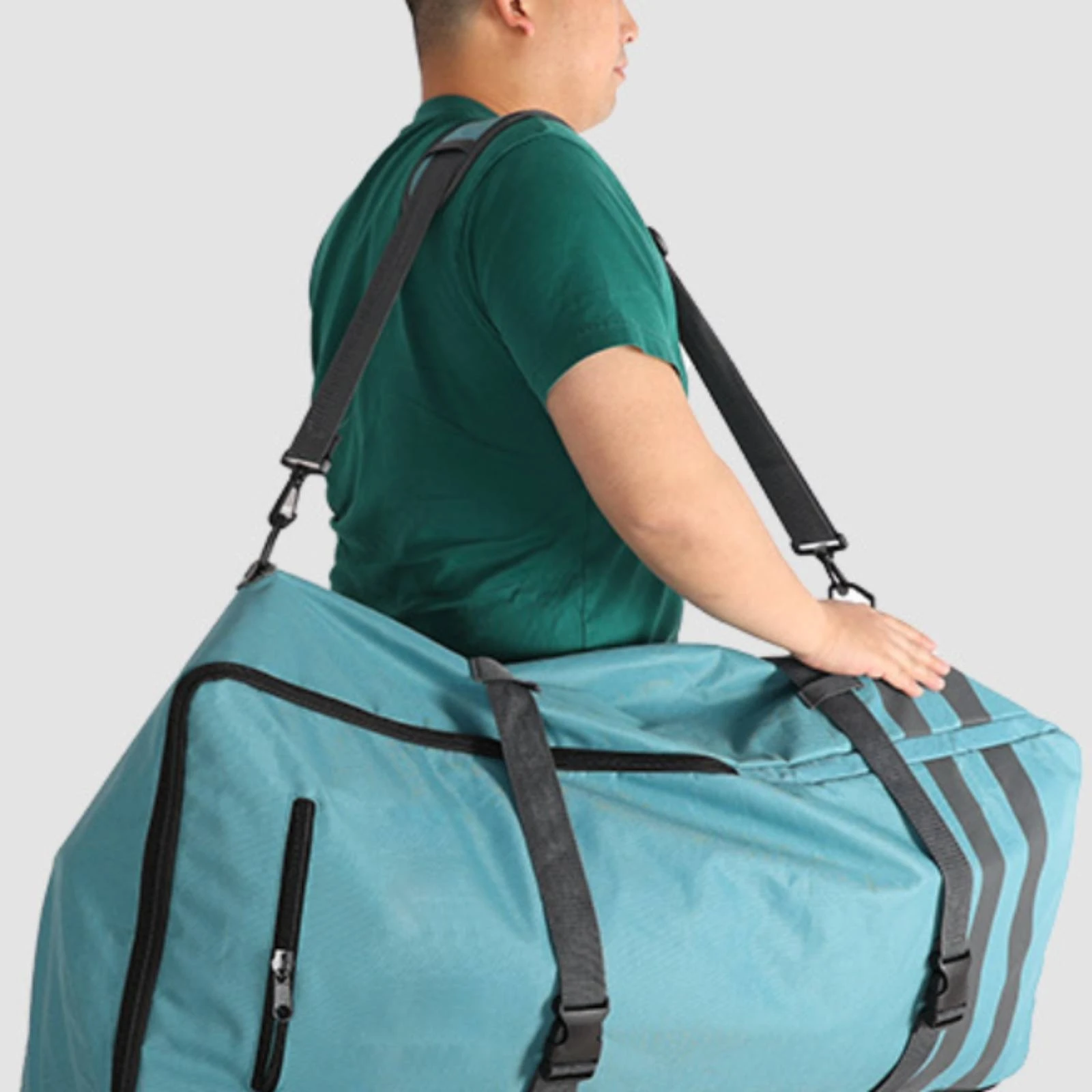 Paddleboard Backpack Shoulder Straps SUP Bag SUP Travel Bag Lightweight Water Sports Gear Quick Release Buckle view 4
