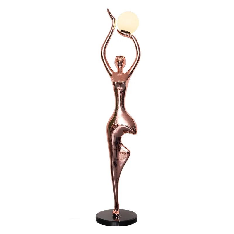 

Artistic humanoid ornaments, floor lamps, creative home furnishings, figure sculpture lamps