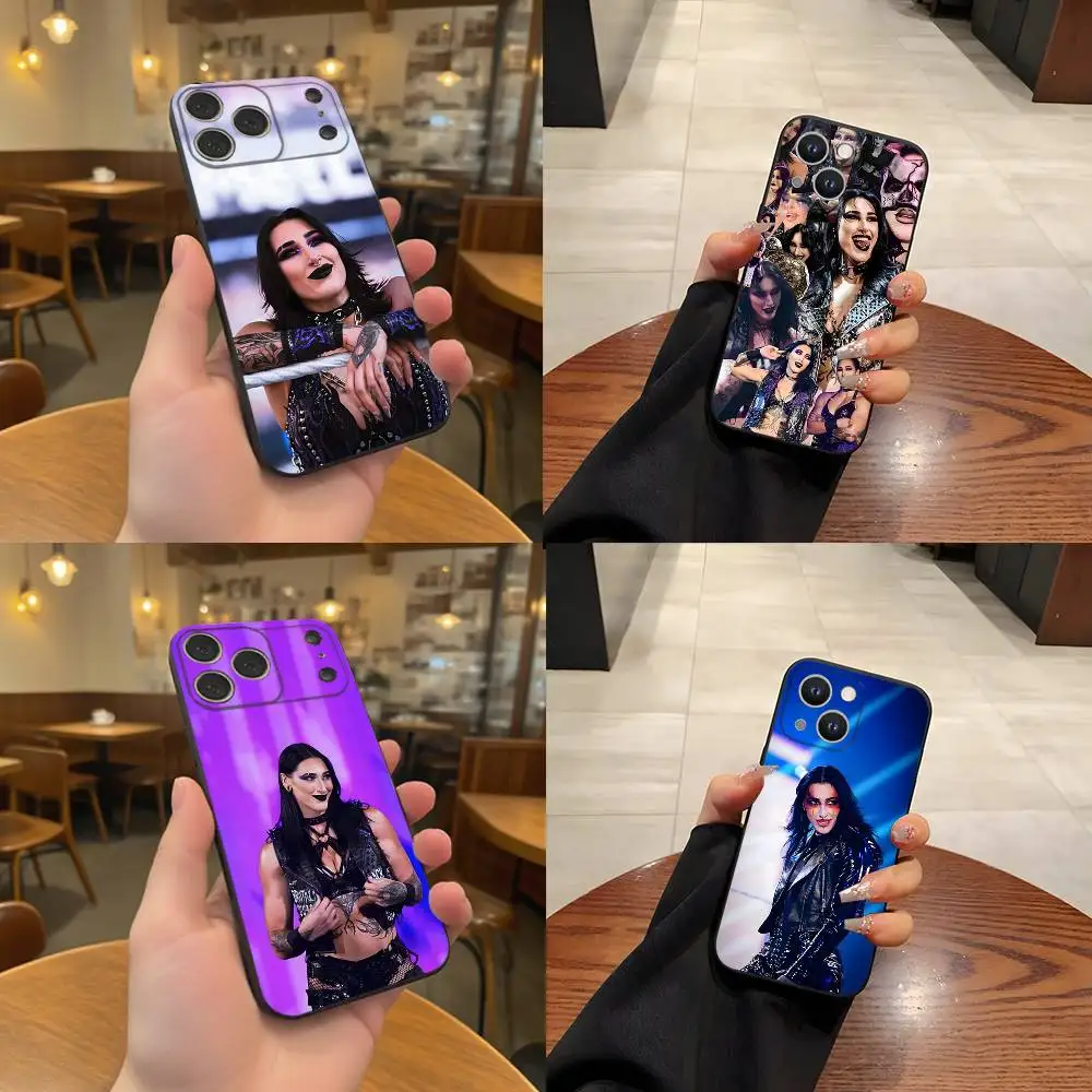 

R-Rhea wrestler Ripley Phone Case For iPhone 17,16,15,14,13,12,11,Pro,Max,Plus Black Shockproof Soft Cover