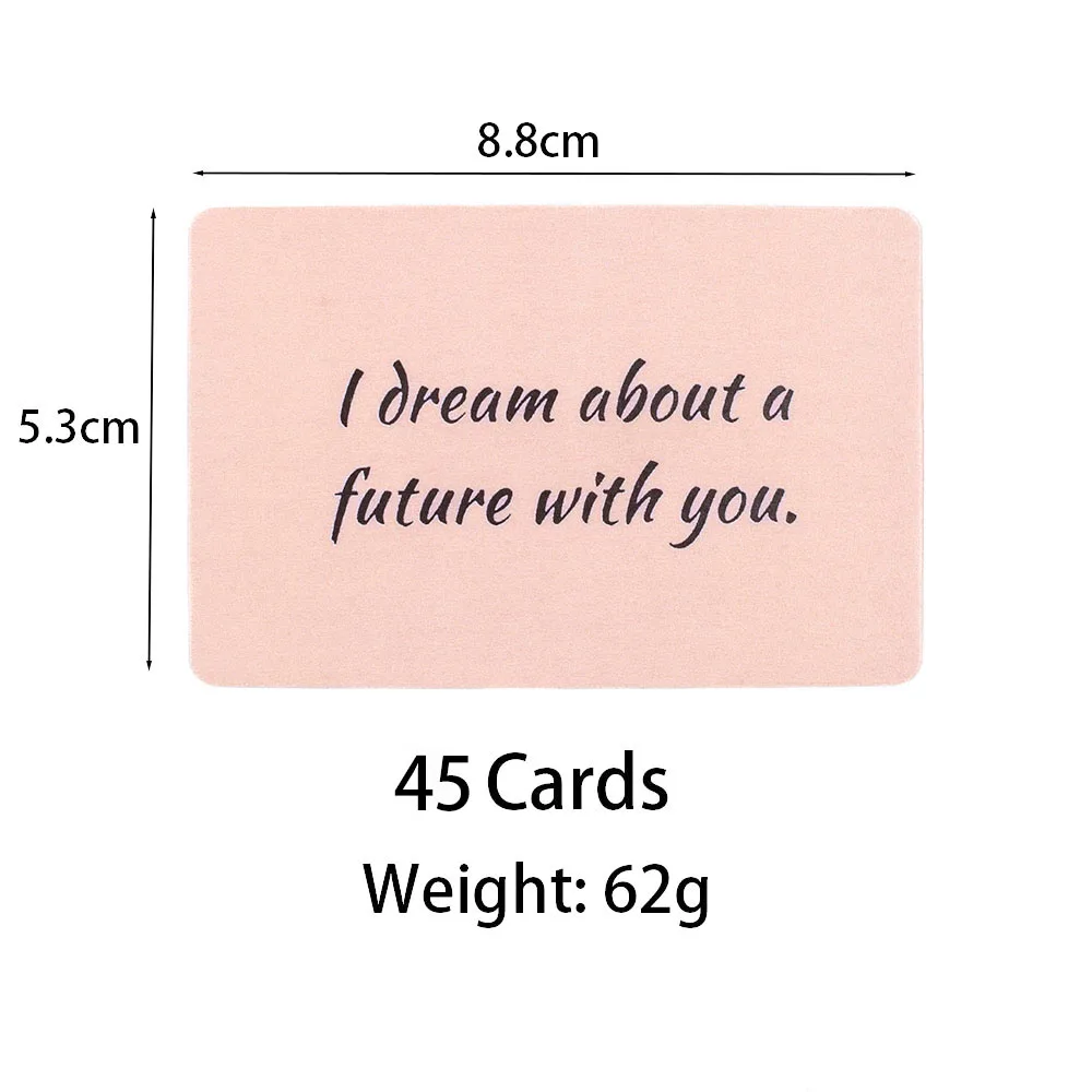 Twin Flame Love Notes Karty Wyroczni 45 sztuk Karty Wróżenie Karta Stół Gra Planszowa Karta 10,3 * 6 cm