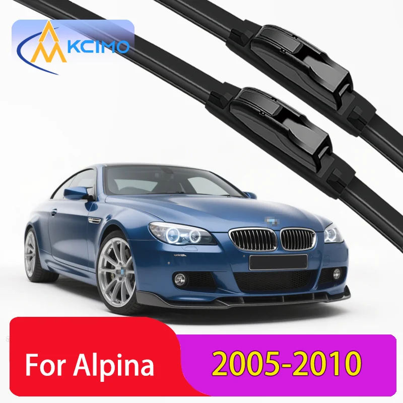 

2PCS New Wiper Blades for Alpina B6 E63 2005-2010 Front Windshield Auto Wipers Blade Accessories 2010 2009 2008 2007 2006 2005
