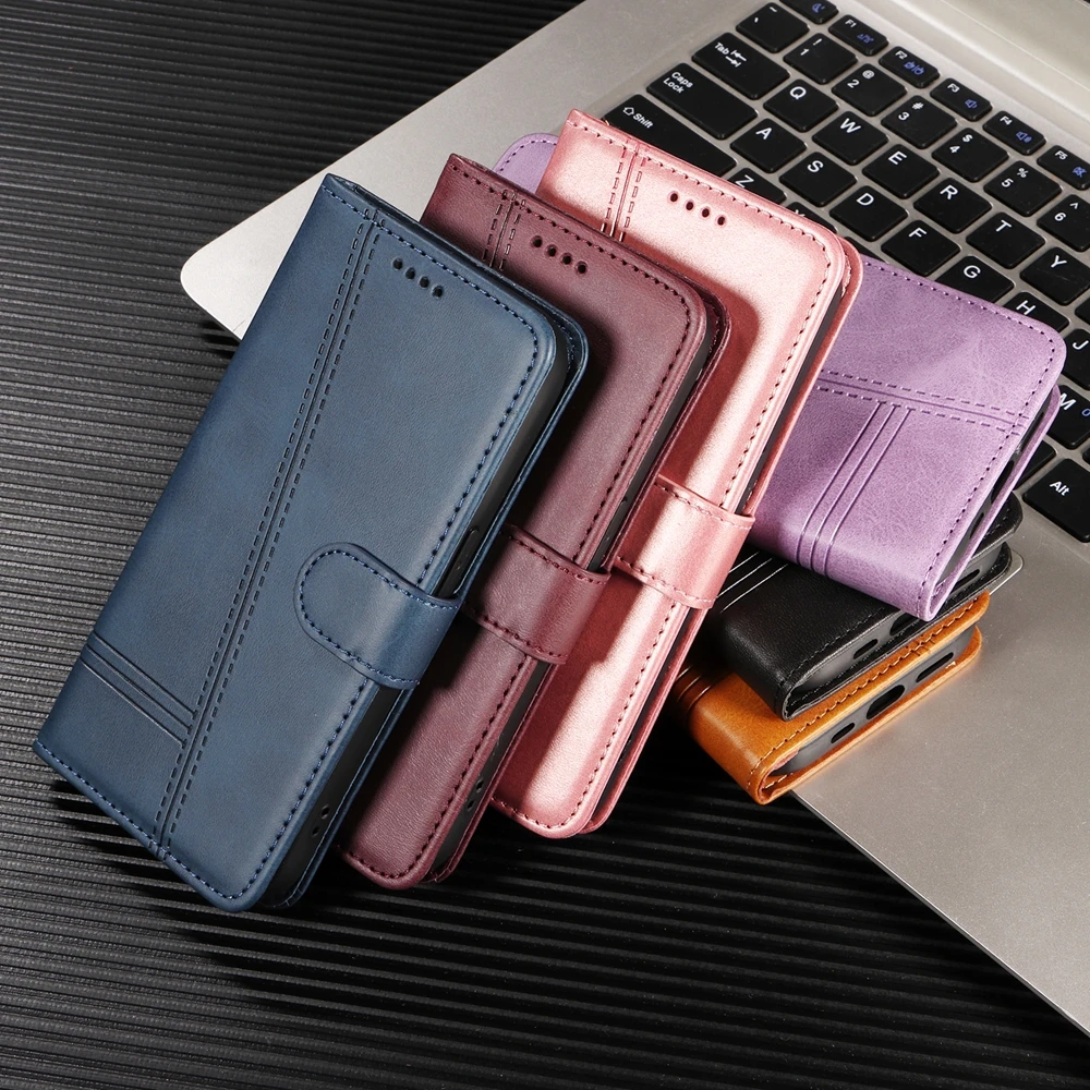 Magnetische Ledertasche für Redmi Note 15 14 14S 13 12 12S 11 10 9 8 8T Pro Plus Turbo Speed 4G 5G Premium Wallet Card Slots Cover