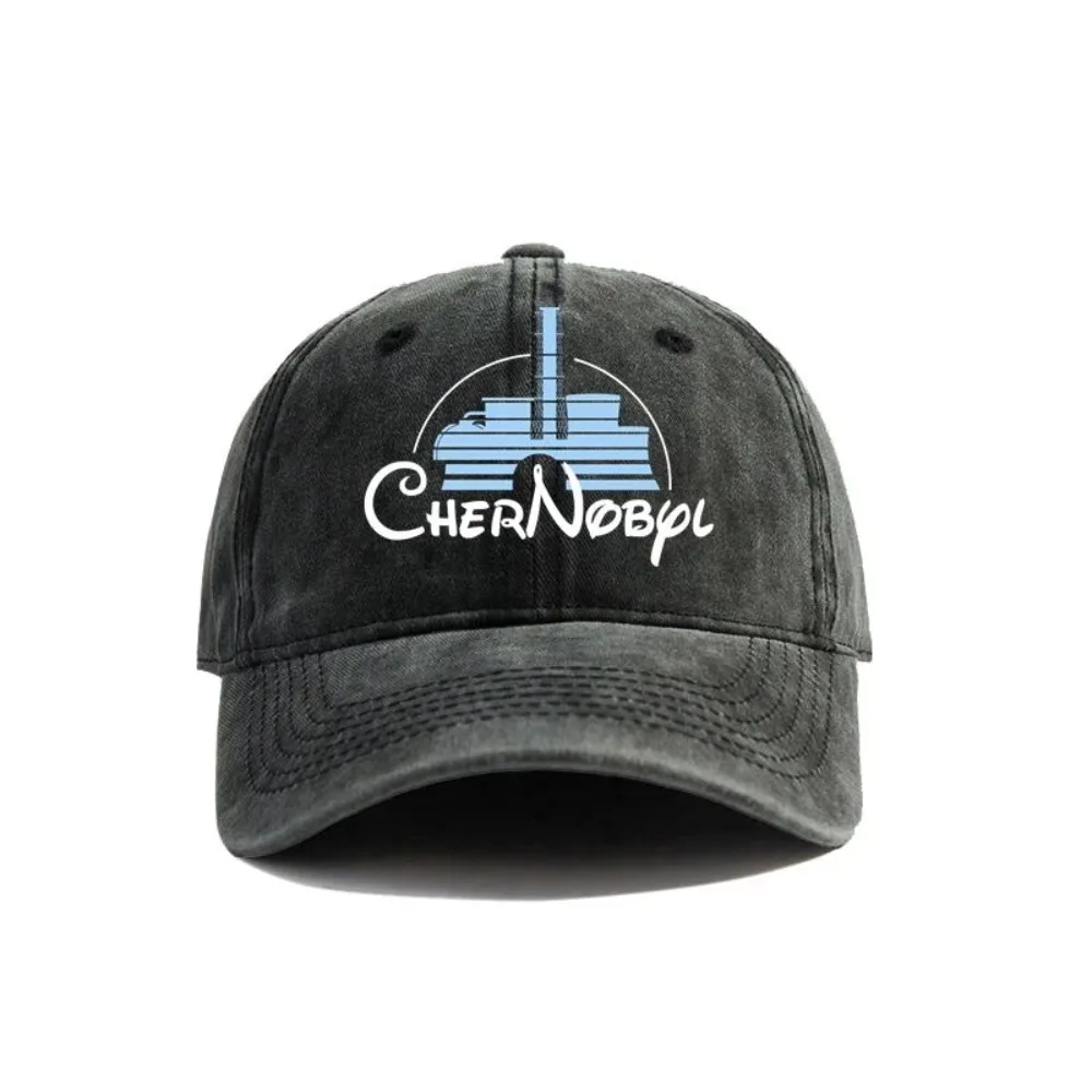 Nuclear Disaster Chernobyl Baseball Cap Distressed Hats Cap Men Retro Outdoor Summer Adjustable Casual Versatile Hat