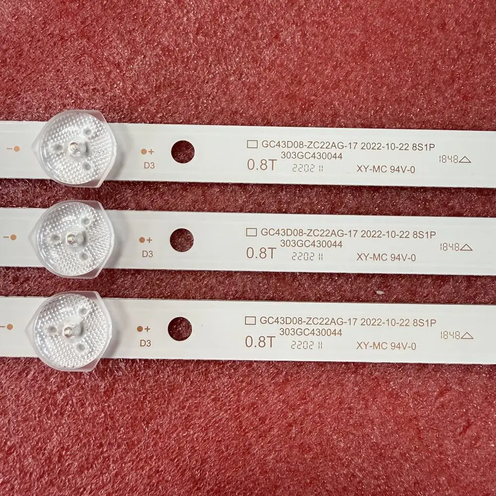 Taśma LED do Samsung UN43J5202AF UN43J5202AG UE43J5202AU UE43J5272AU UE43J5202 UE43J5272 GC43D08-ZC22AG-13 14 17 HV430FHD-NLA — zdjęcie produktu 3