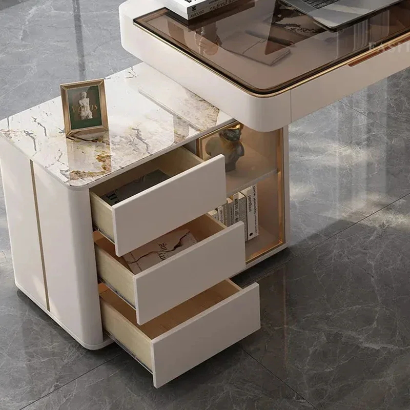 Simple Table Bedroom Desk Tv Gaming Tables Office Workshop Height Monitors L Shaped Electric Adjustable Executive Dressing Cheap