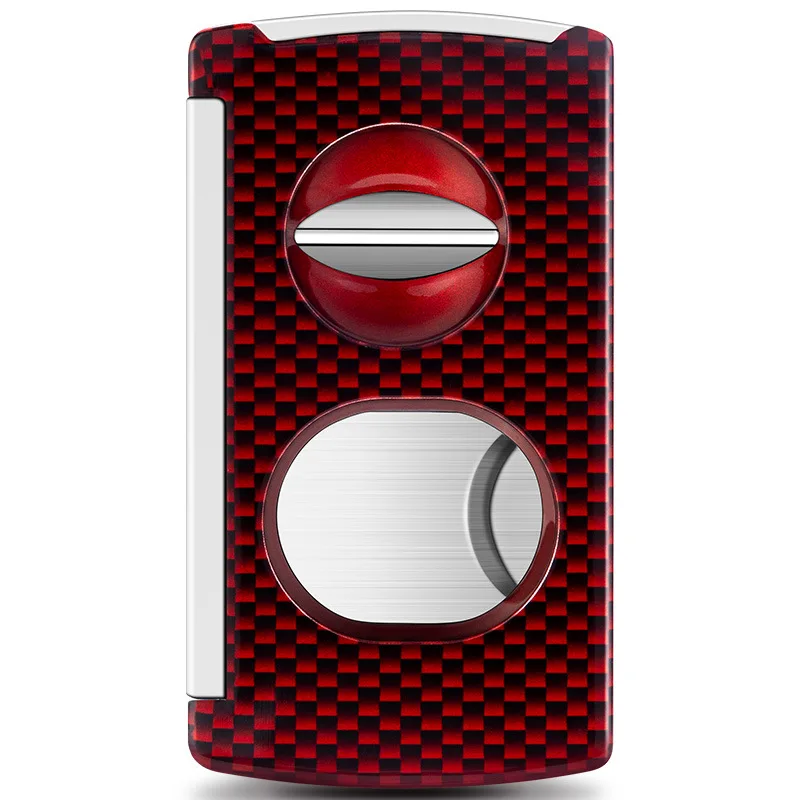

Portable Dual Blade Cigar Cutter – Stainless Steel Sharp Guillotine & V-Cut Multifunctional Design