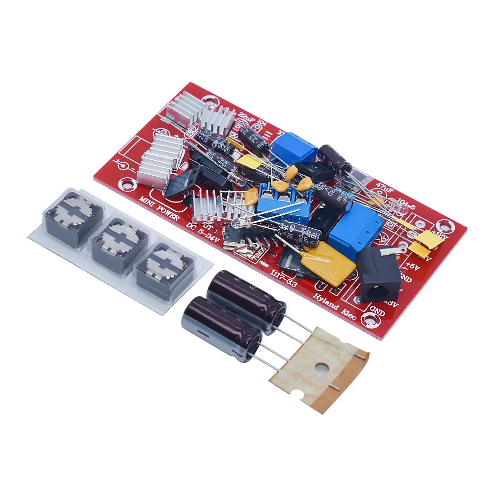 5-24V to +12V,-12V +5V -5V +3.3V DIY Power Supply Module USB Boost Single Turn Dual Linear Regulator Multiple Output Power Kit