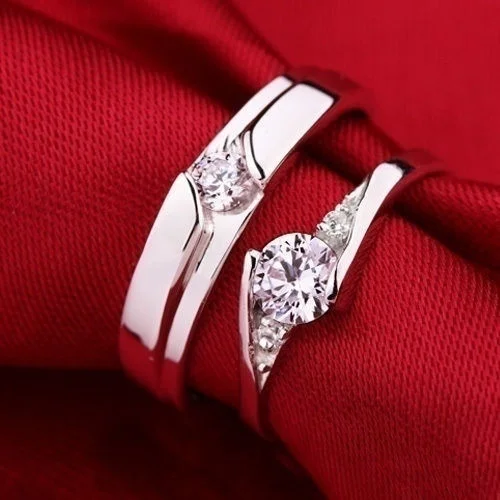 European and American fashion, personalized love proposal, exquisite couple ring