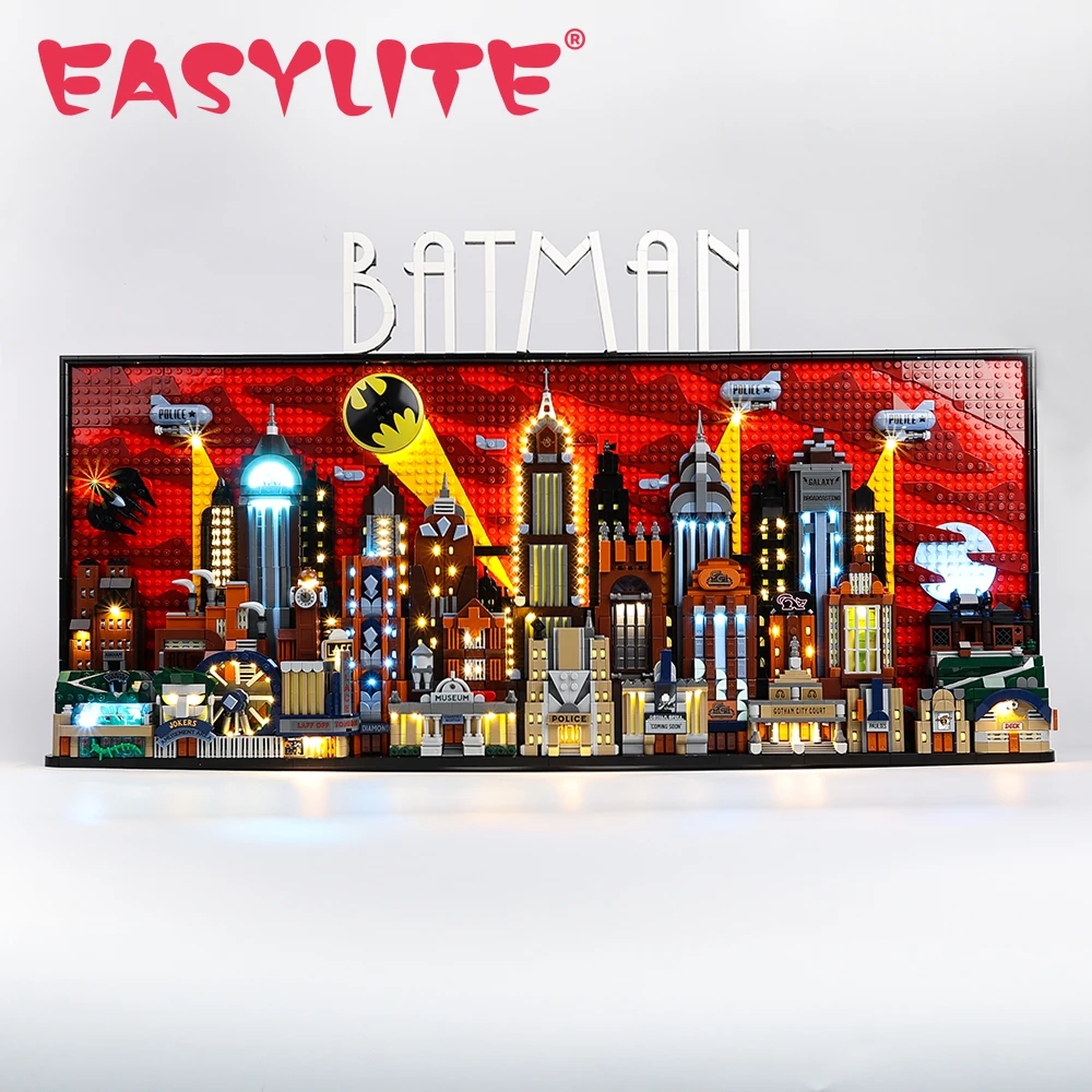 EASYLITE LED Light Set For The Animated Series Gotham City 76271 Toys Blocks Bricks Lighting Kit No Model