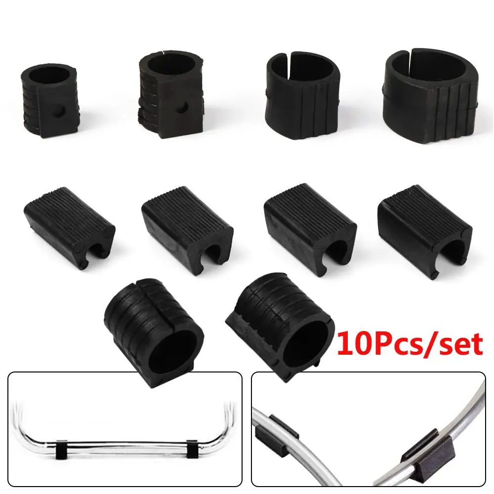 10Pcs Durable U Shaped Chair Leg Pad Useful Non-slip Tube Caps Anti-front Tilt Damper Stool Pipe Clamp Glides Floor Protector