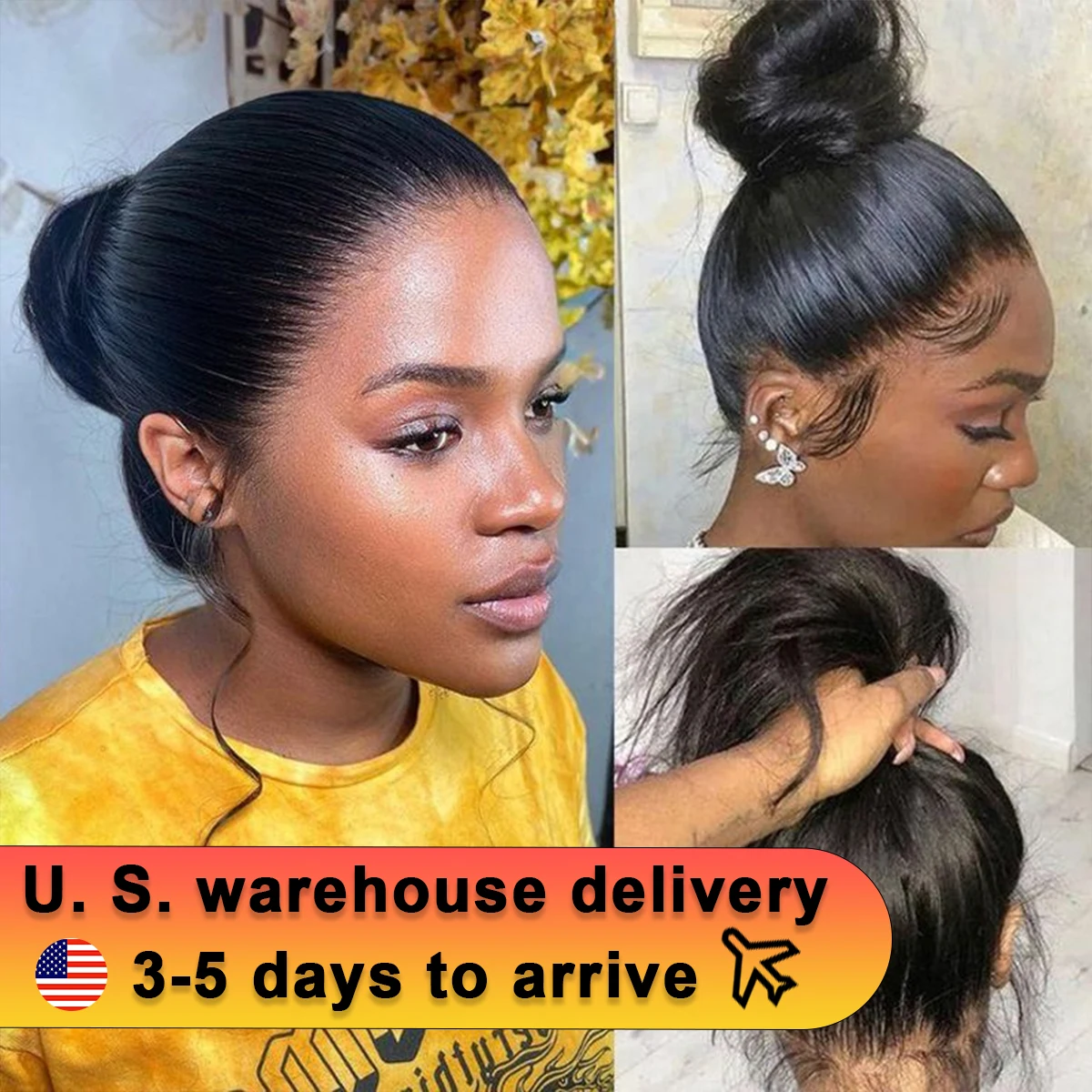 13x4 360 Full Lace Frontal Wig Brazilian Bone Straight 13x6 Transparent Lace Front Human Hair Wigs For Black Women Pre Plucked