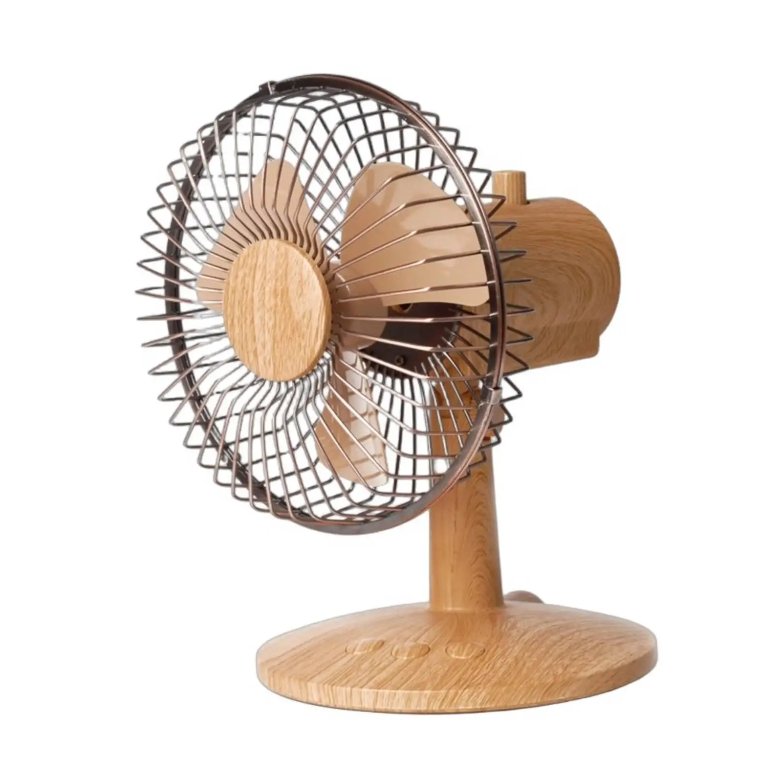 retro-wood-grain-usb-desk-fan-portable-small-electric-fan-mini-oscillating-cooling-fan-for-office-room