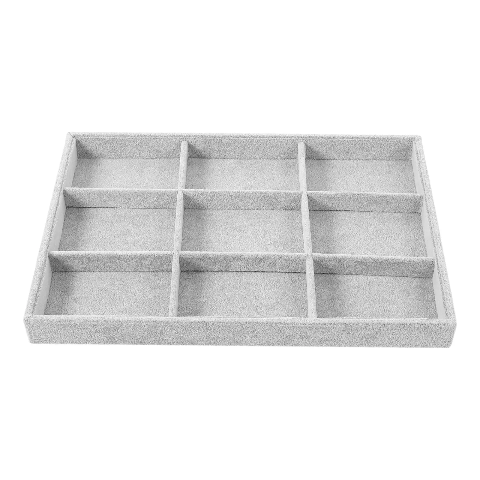 

Ring Tray Jewelry Organizer for Multiple Rings Earrings Trinkets Desktop Skincare Organizer Multi-Grid Storage Holder Jewelry