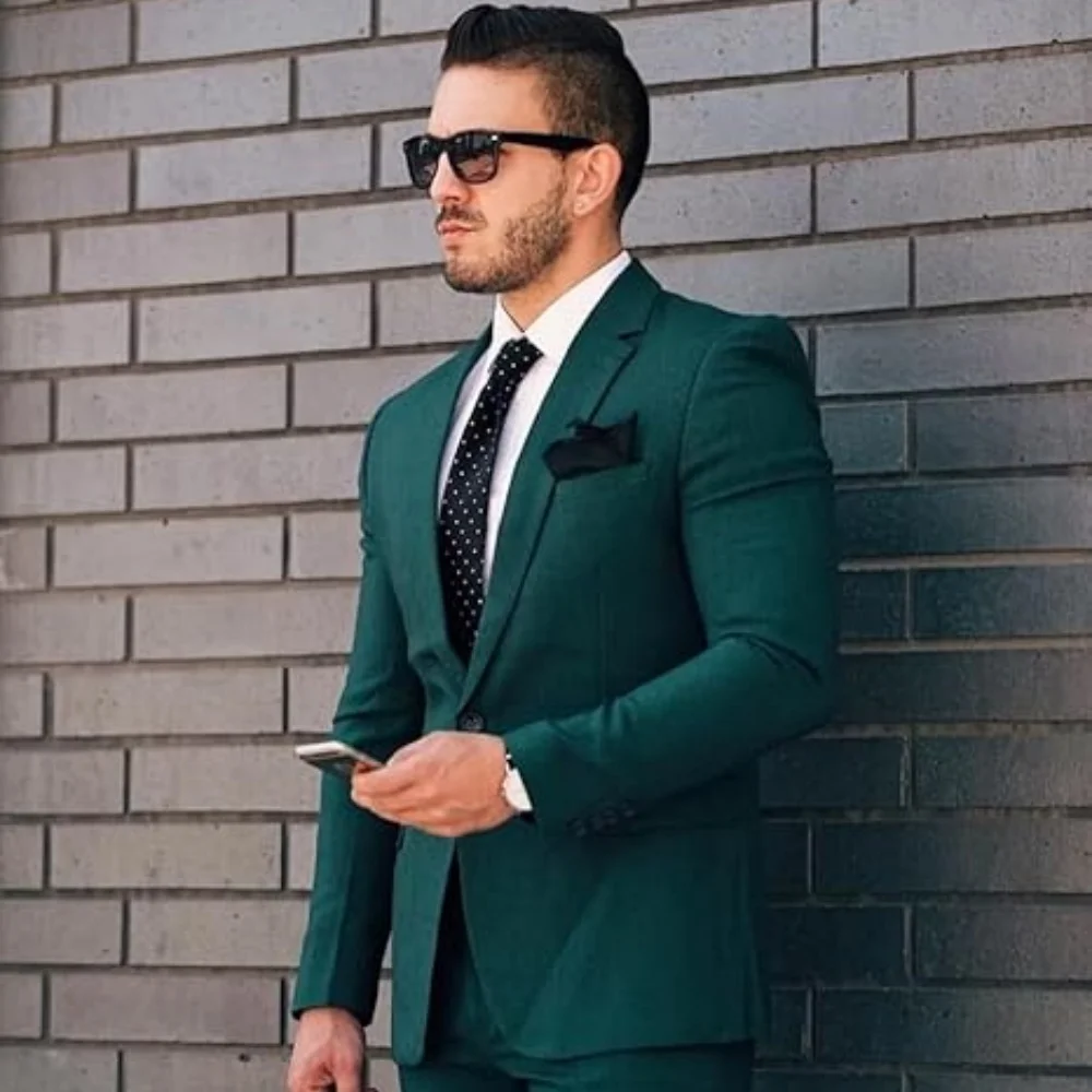 

Fashionable hot selling seasonal new items solid color sports business workplace wedding style jacket+suit pants suit set