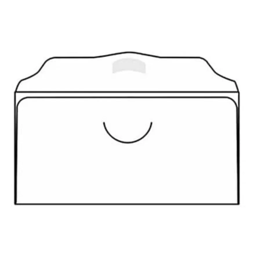 

Printlink - 500 Blank White Tithes and Offering Envelopes for Church Overall size 3 1/8" x 6 1/4" 20lb White Wove Paper Dry Gum