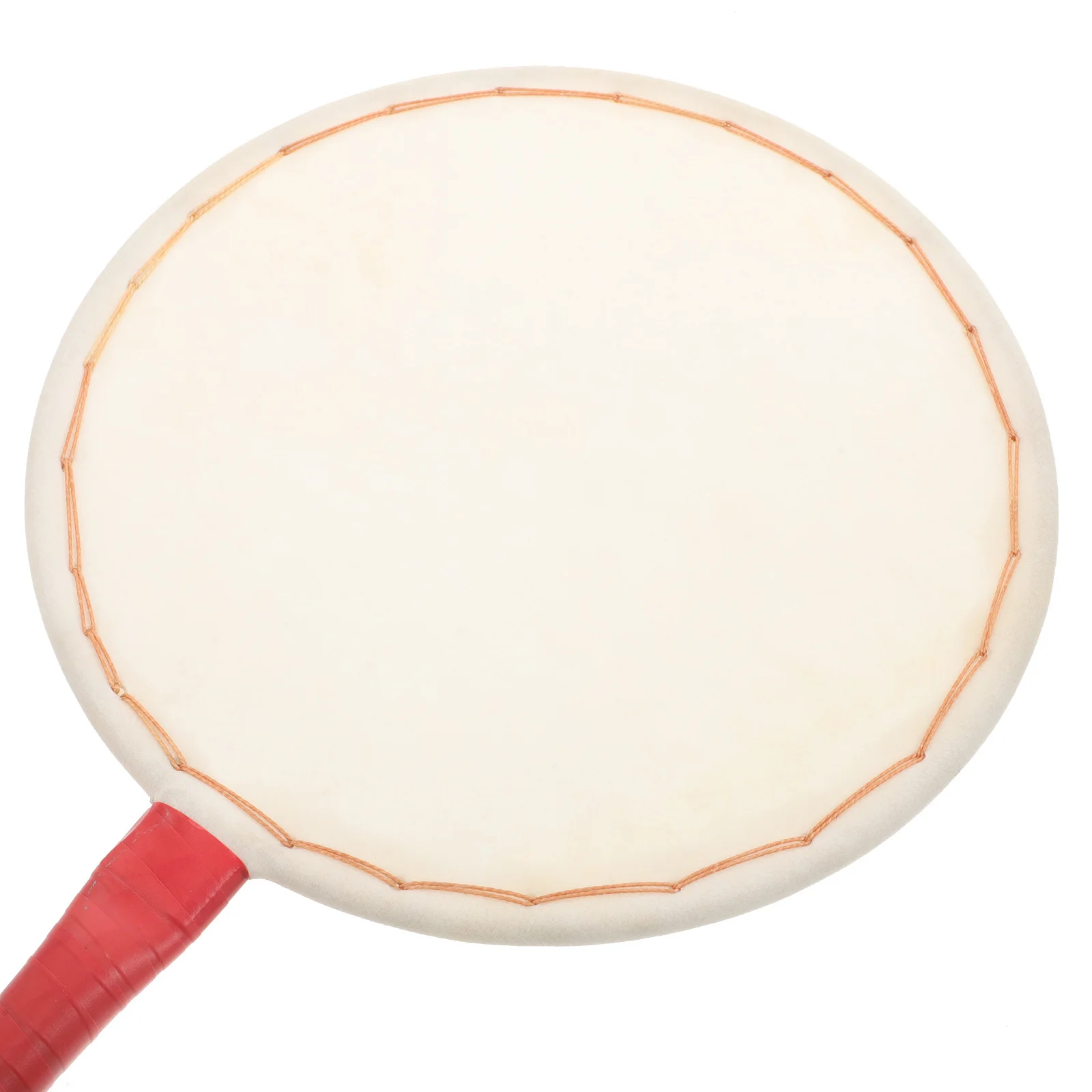 20 سنتيمتر طبلة يد بيضاء دهان داي قماش إبداعي خفيف الوزن محمول لأداء الرقص الشعبي مروحة مستديرة صينية تقليدية #4