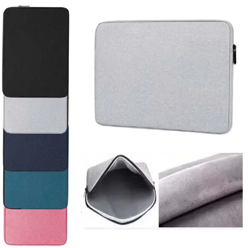 

for Oukitel OKT3 OT6 OT8 Tablet Bag Waterproof Canvas Sleeve Zip Pouch Anti-Scratch Microfiber Lining Anti-Drop Carry Case