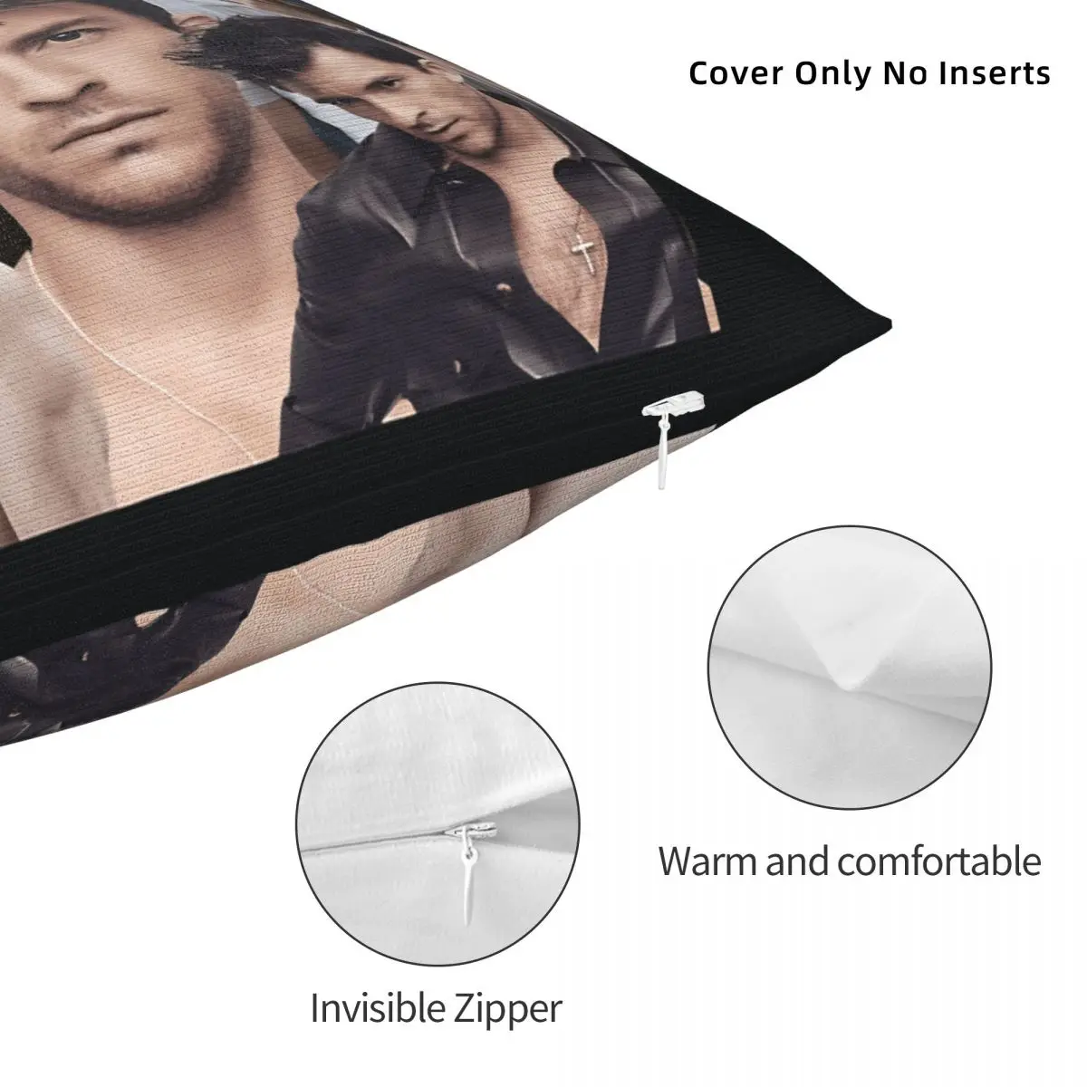 غطاء وسادة جوناثان بيلي غطاء وسادة جرافيك لطيف مضحك كيس وسادة لمكتب سيارة ديكور المنزل سادات