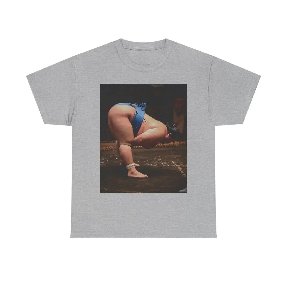 sumo wrestling match  Unisex Heavy Cotton   Tees Cotton Luxury brand vintage oversized