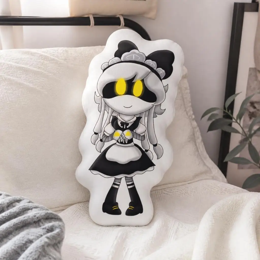 Cyn Murder Drones Character Cute Irregular Stuffed Throw Pillow Cushion Home Decor for Sofa Bedroom Living Room Accent