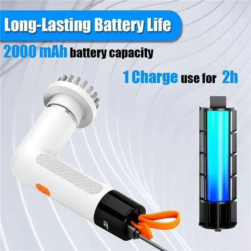 Multi-Purpose Cleaning Brushes Portable Household Cleaners Rechargeable Household Cleaning Equipment