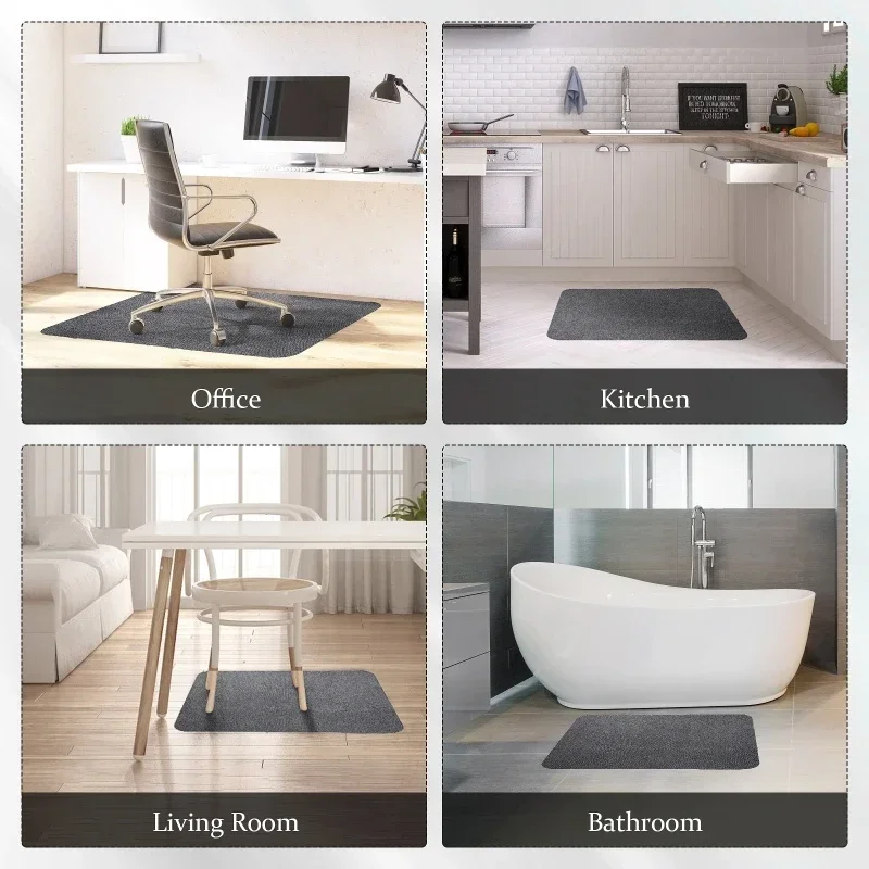 Office Rolling Chair Mat Computer Gaming Desk Chair Mat Colors Bedroom Living Room Office Swivel Chair Carpet 90x120cm