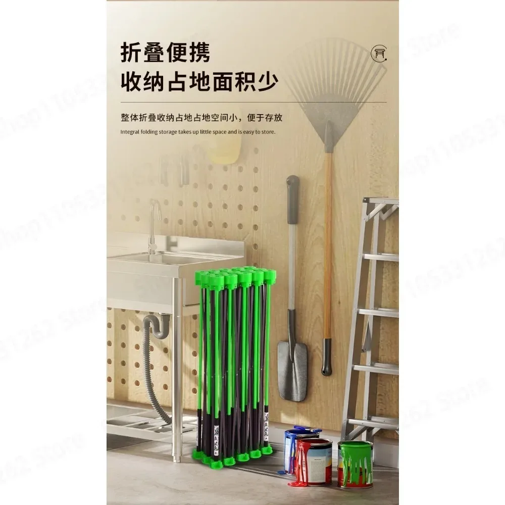 Heavy Duty Spider Workbench 12 Legs Folding Stand for Heavy Boards Engineering Cutting Quick No Tool Setup Woodworking Suppor