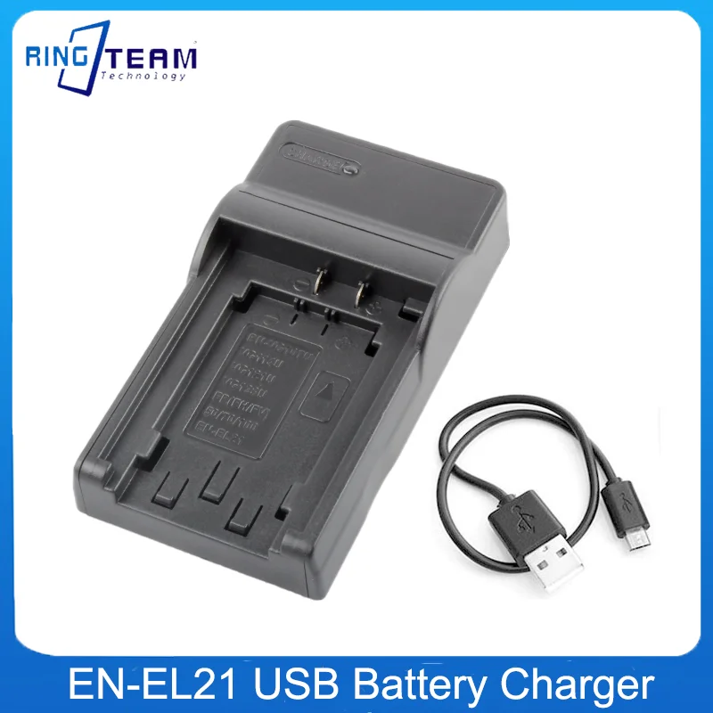 

EN-EL21 Battery USB Charger For Nikon 1 V2,1V2,SingleMacro Coolpix A J1 EN EL21 ENEL21