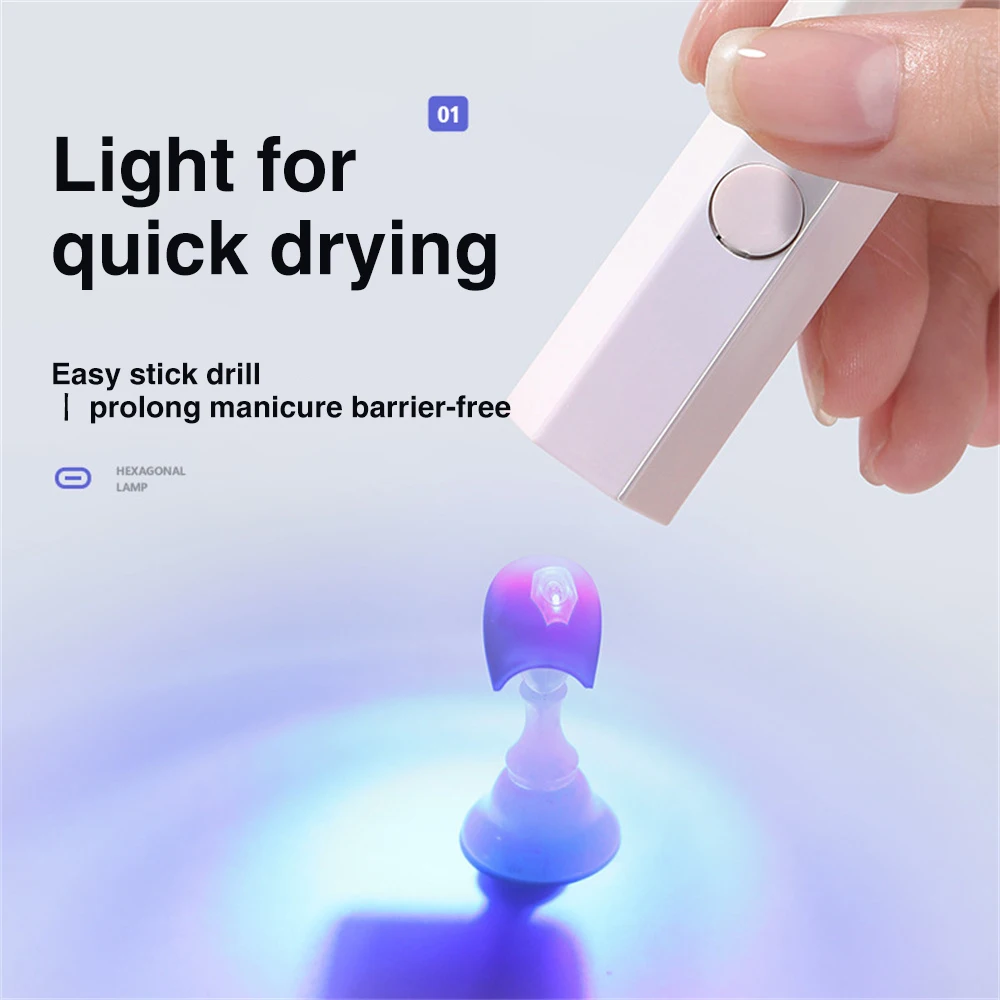 Quickly Uv Glue/extension Glue/led Glue Phototherapy Machine Dryer 3w Bbq Lights Reduce Burning Sensation Nail Lamp Handheld