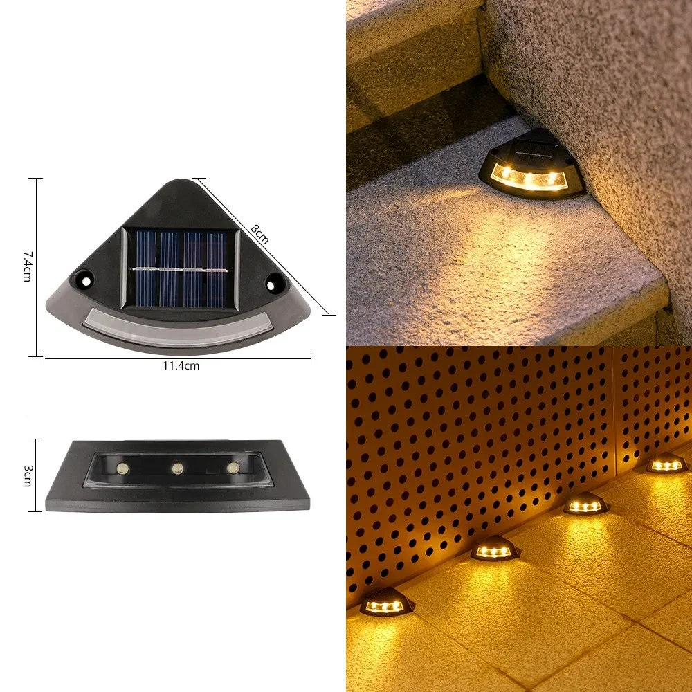 

Solar Step Lights Outdoor Home Garden Decoration Staircase Patio Lights Ambience Decoration Pathfinder Steps Walkway Lights
