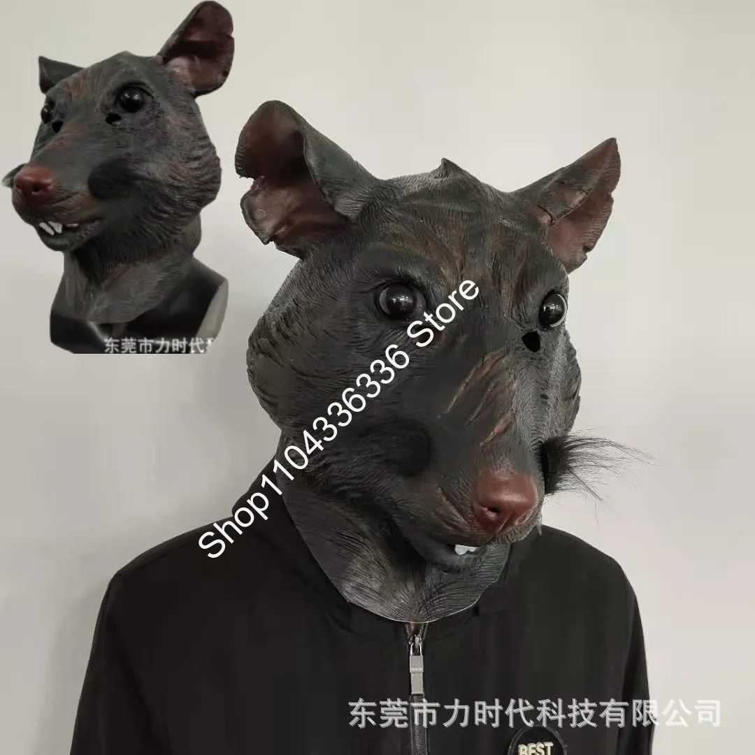 

Реалистичная Мышь Голова Животного Латексные Маски Хэллоуин Животное Косплей Костюм Крыса Голова Карнавальная Вечеринка Взрослый Гигантский Реквизит