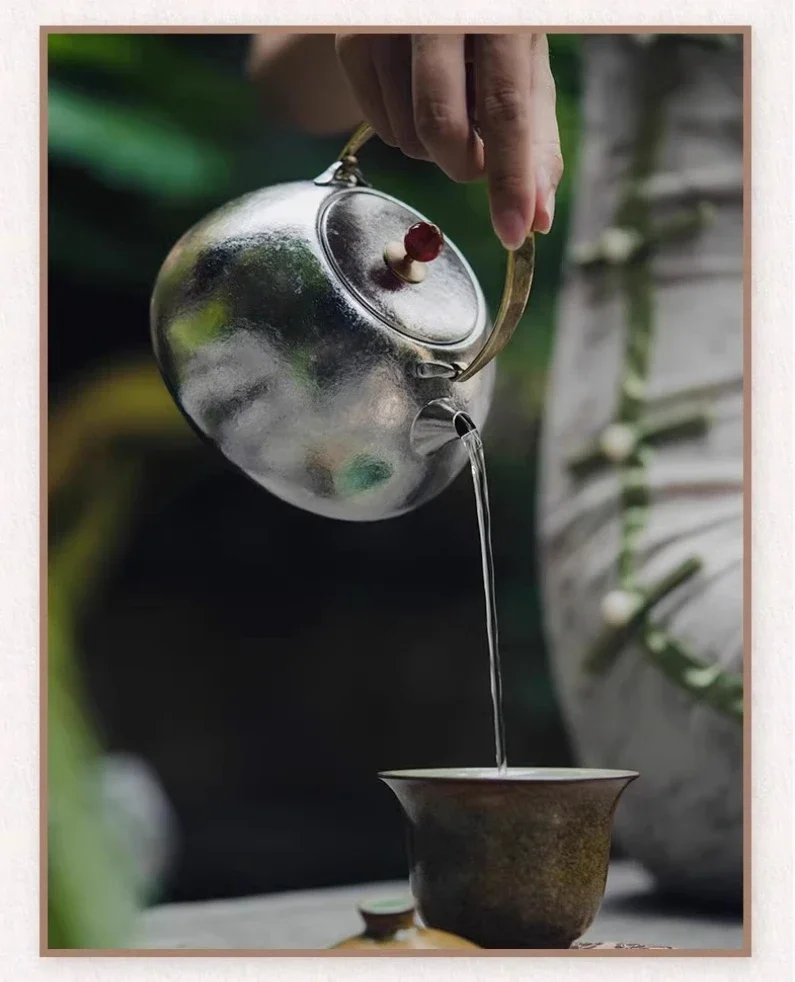 Beam pot, tea kettle, outdoor camping high-end gifts, electric ceramic stove, special for carbon stove