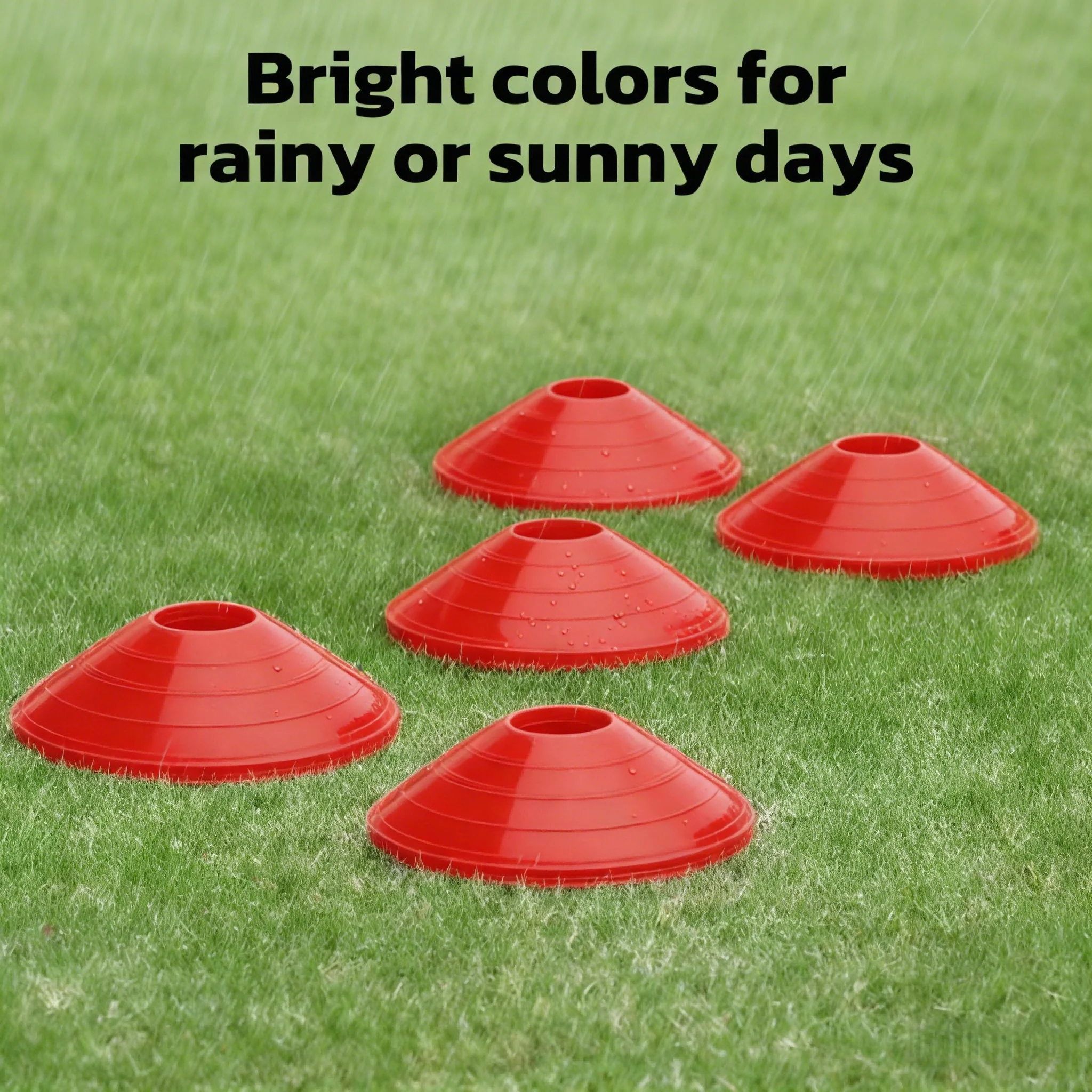 

25pcs football cone plate football training plate agility practice Sign Dish Cones Outdoor Basketball Football Training Sports