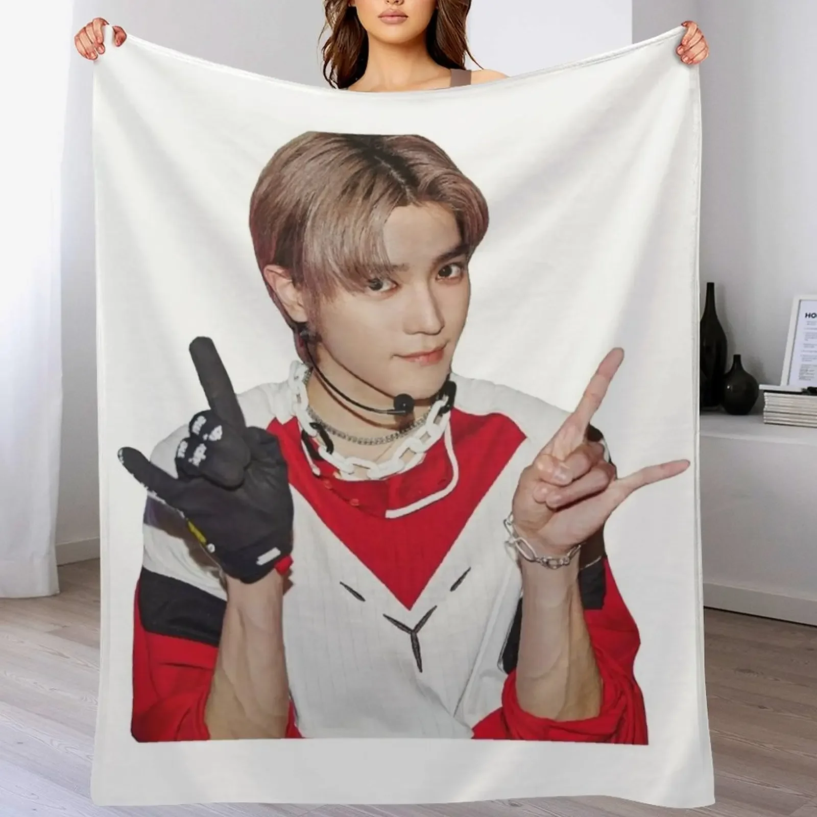 

Lee Taeyong Throw Blanket Single Hairys Furrys Soft Beds Blankets