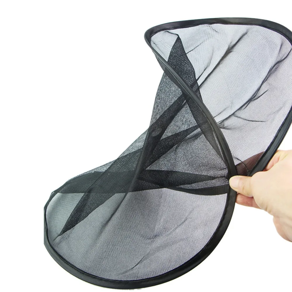 100*50cm Black Gauze Cling Car Rear Window UV Blinds Visor Windshield Sun Shades Sucker Mount