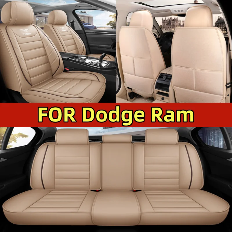 

FOR Dodge Ram Car seat cover full wrap waterproof artificial leather soft comfortable wear-resistant dirty seat cover