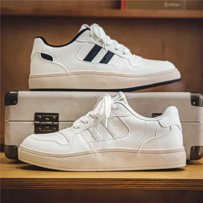 

PU Leather Spring Men Training Shoes Tennis 48 Sneakers For Men Moccasins Men Sport Chassure Comfortable Global Brands