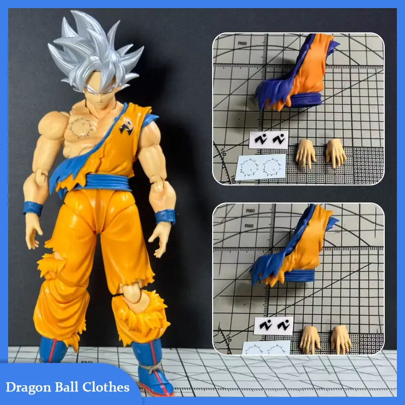 

Air Dragon Ball Goku Clothes Accessories S.H.Figuarts Goku 2.0/3.0 Damaged Battle Uniforms Super Saiyan Goku Figure Toy Gift