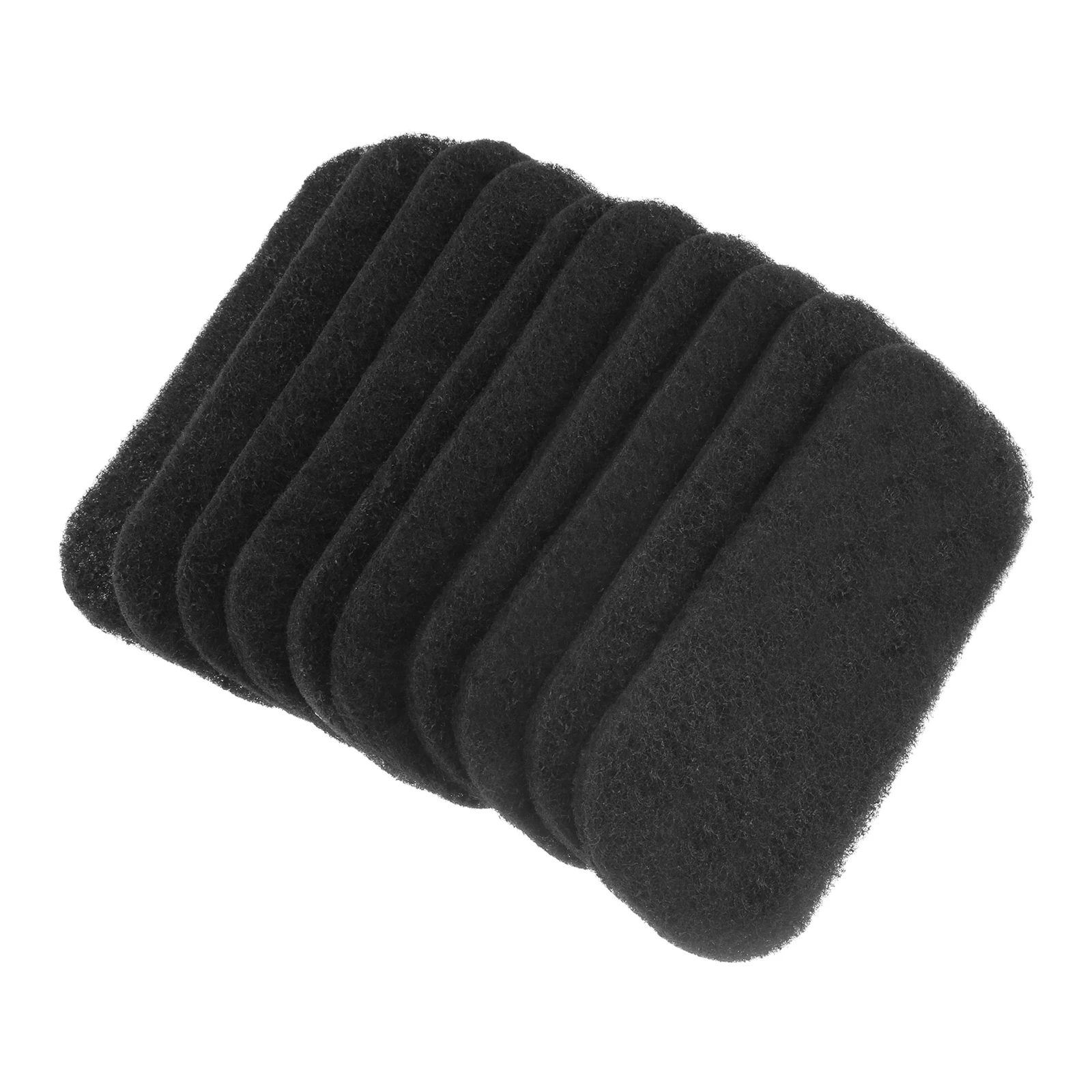 10Pcs Ceiling Fan Filters for Blades Activated Carbon Air Filter Easy-Stick Ceiling Fan Blade Filter for Home Office Household