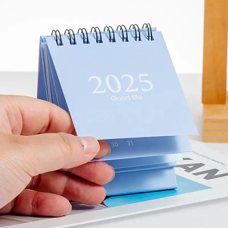 Bureaukalender Kleine Staande 360 Graden Pagina Draaien Kleine Bureaukalender Flipping Kalender Voor Klaslokaal Dubbelzijdig Klein Bureau