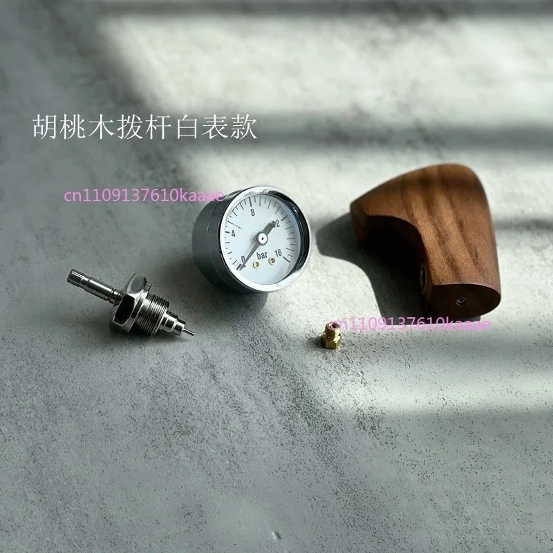 

Аксессуары для модификации кофемашин E61: игольчатый датчик ограничения потока воды, манометр для измерения давления на рычаге клапана