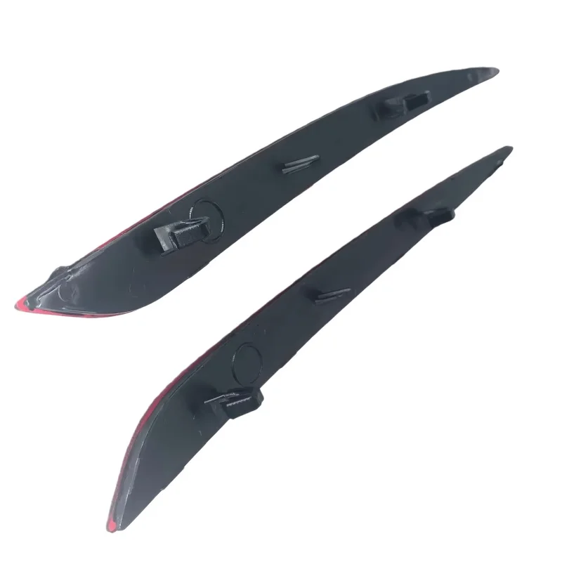 ل تسلا نموذج S 2012-up2pcs اليسار واليمين الأحمر المصد الخلفي عاكس شرائط عاكسة تحذير قطاع 6007705-00-D 6007706-00-D