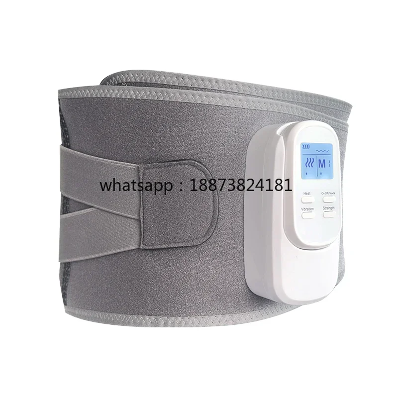 

Adjustable Heating and Vibrating Wrap Waist Electric Heated Massage Belt fast shipping