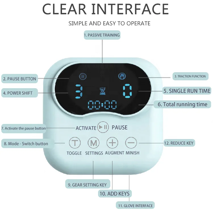 フィンガーストロークハンドマッサージ機器、トレーニング機器、高品質