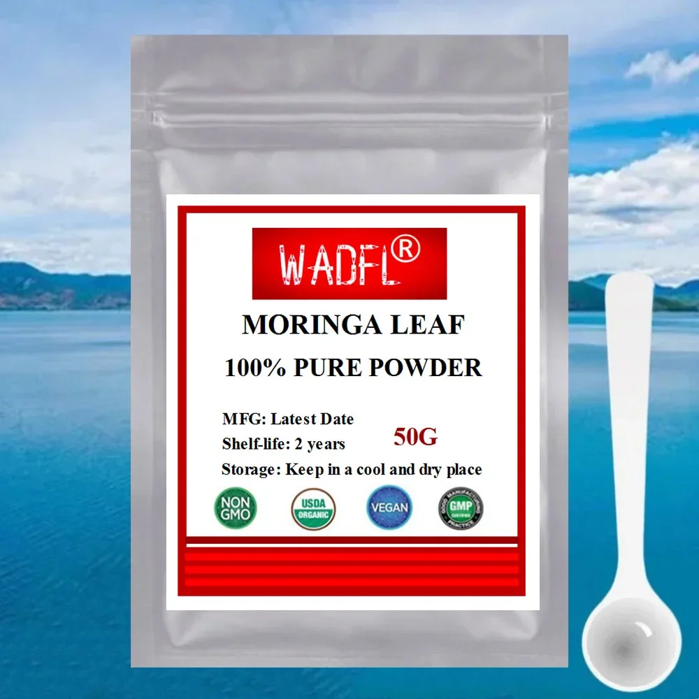 Factory Direct Supply 50g-1000g High Quality 100% Moringa Leaf Extracto