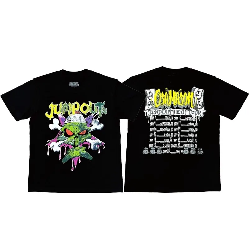 

Футболка с короткими рукавами и принтом в стиле ретро, футболка с короткими рукавами и принтом E eu Tour 2020, TX1518