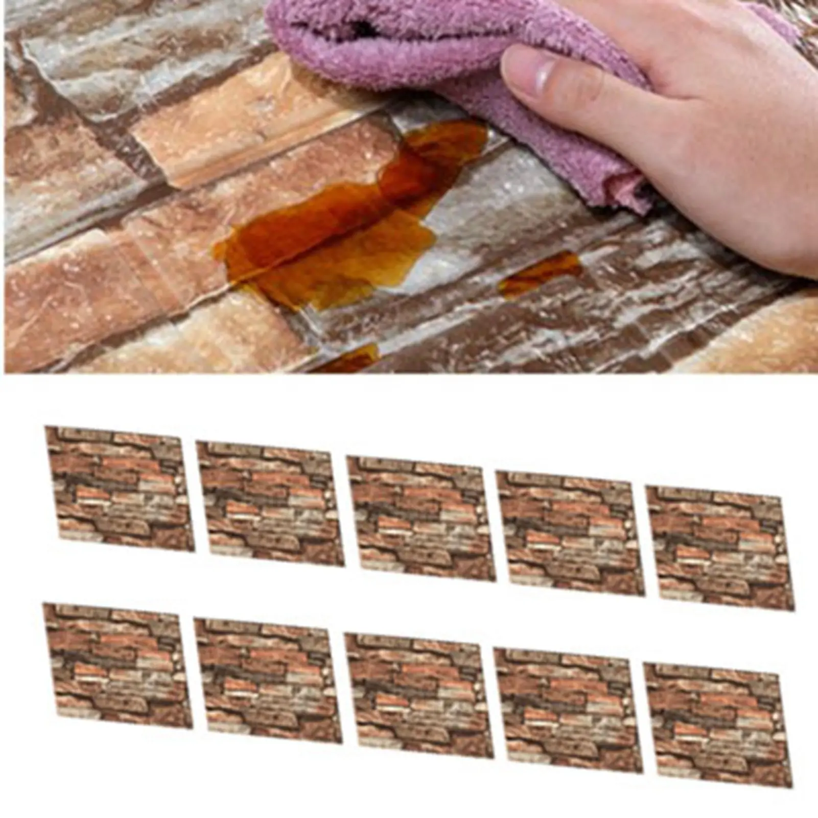 Papel tapiz pegatina de papel de pared XPE patrón de ladrillo autoadhesivo impermeable decoración del hogar papel tapiz de ladrillo pegatina de papel de pared