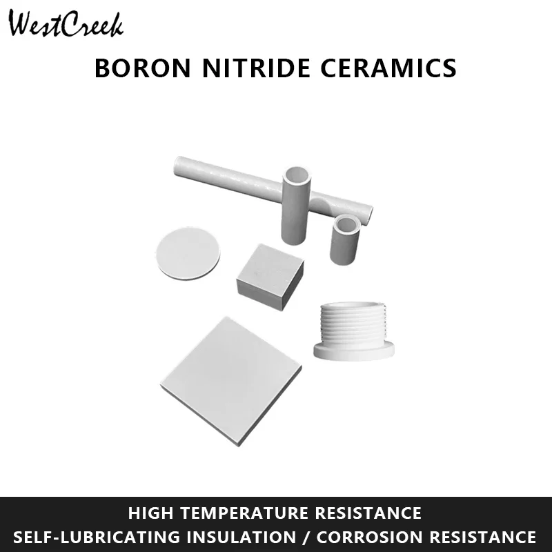 Contact us for a quote Customized Boron Nitride Ceramic Experimental Crucible High-temperature Container Column Sleeve