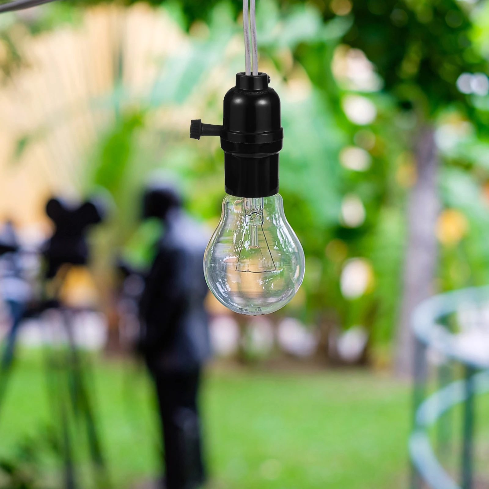 

5 pcs E26 Holder Pendant Light Socket Retro Chandelier Durable Household E26 Lamp Holder Stylish Home Decor