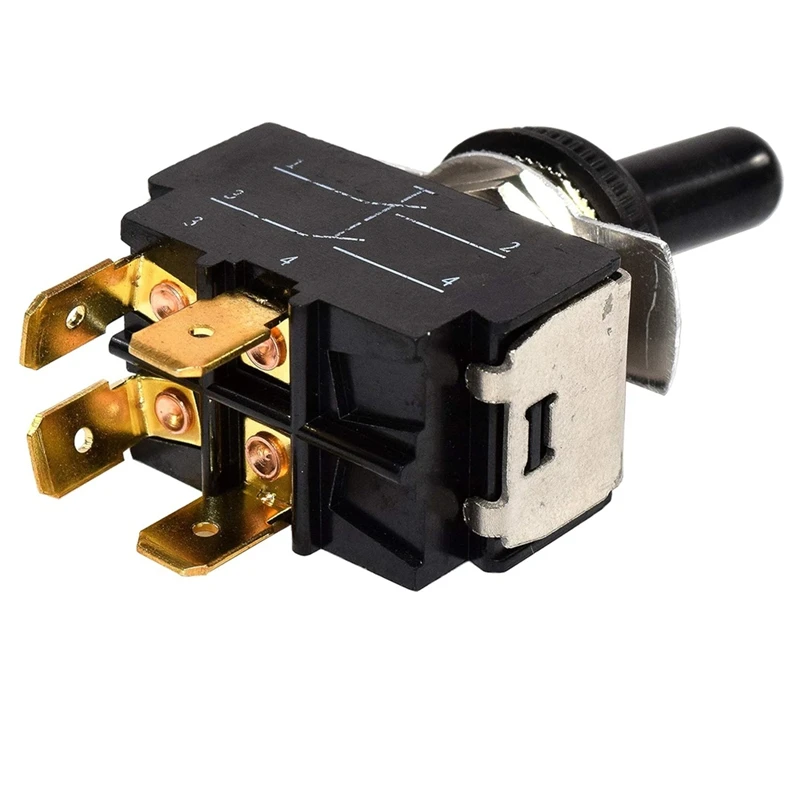 HY29E 4-Pin Rocker Arm Toggle Switch for Exopbar E61 Coffee Machine,Lamp, Trailer Restorations, DIY Project-A27R